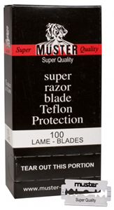 Muster Lame Da Barba Super Platinum 100pz
