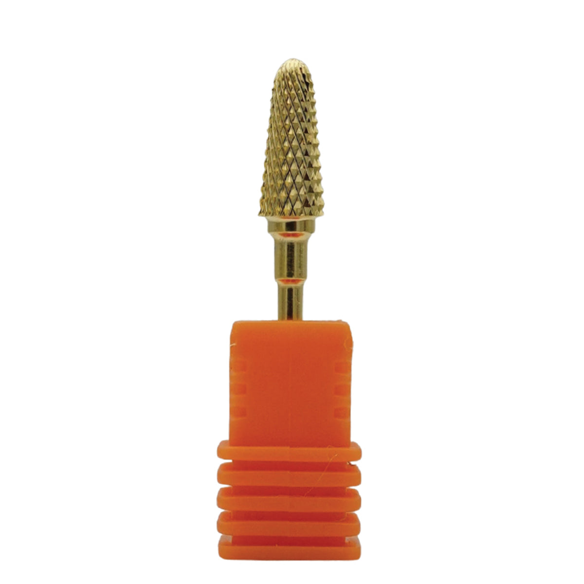 Punta Fresa Cono Lunga In Carbonio Dorata
