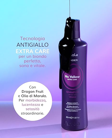 Fanola No Yellow Care Shampoo Antigiallo 350/1000ml