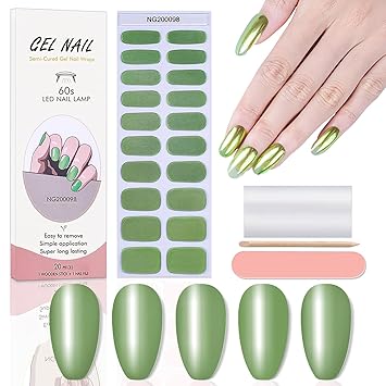 Yifa Gel Nail Unghie Colorate Applicazione Rapida 20pz