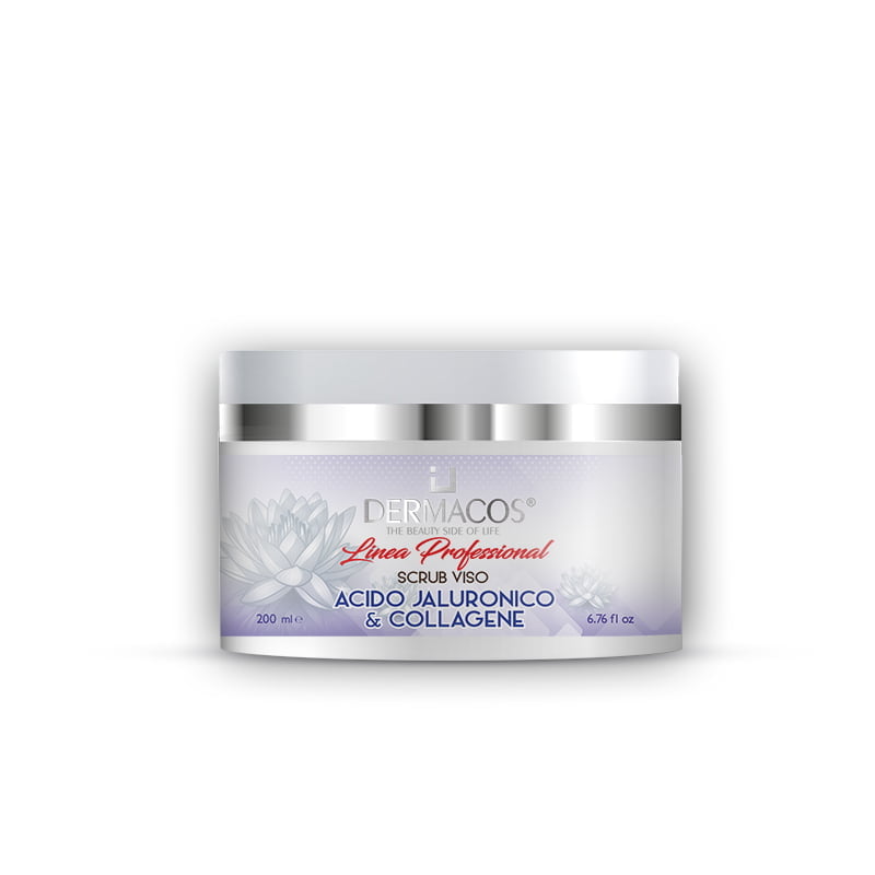 Dermacos Linea Professional Scrub Viso Acido Jaluronico & Collagene 200ml