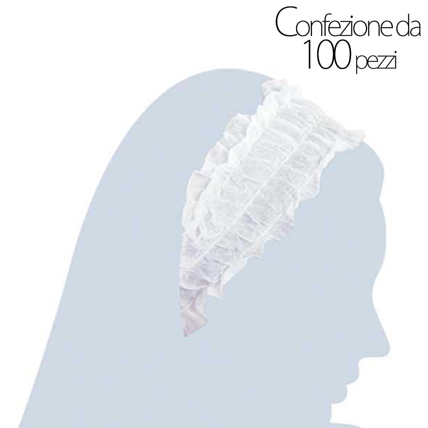Fasce Per Capelli Monouso 100pz