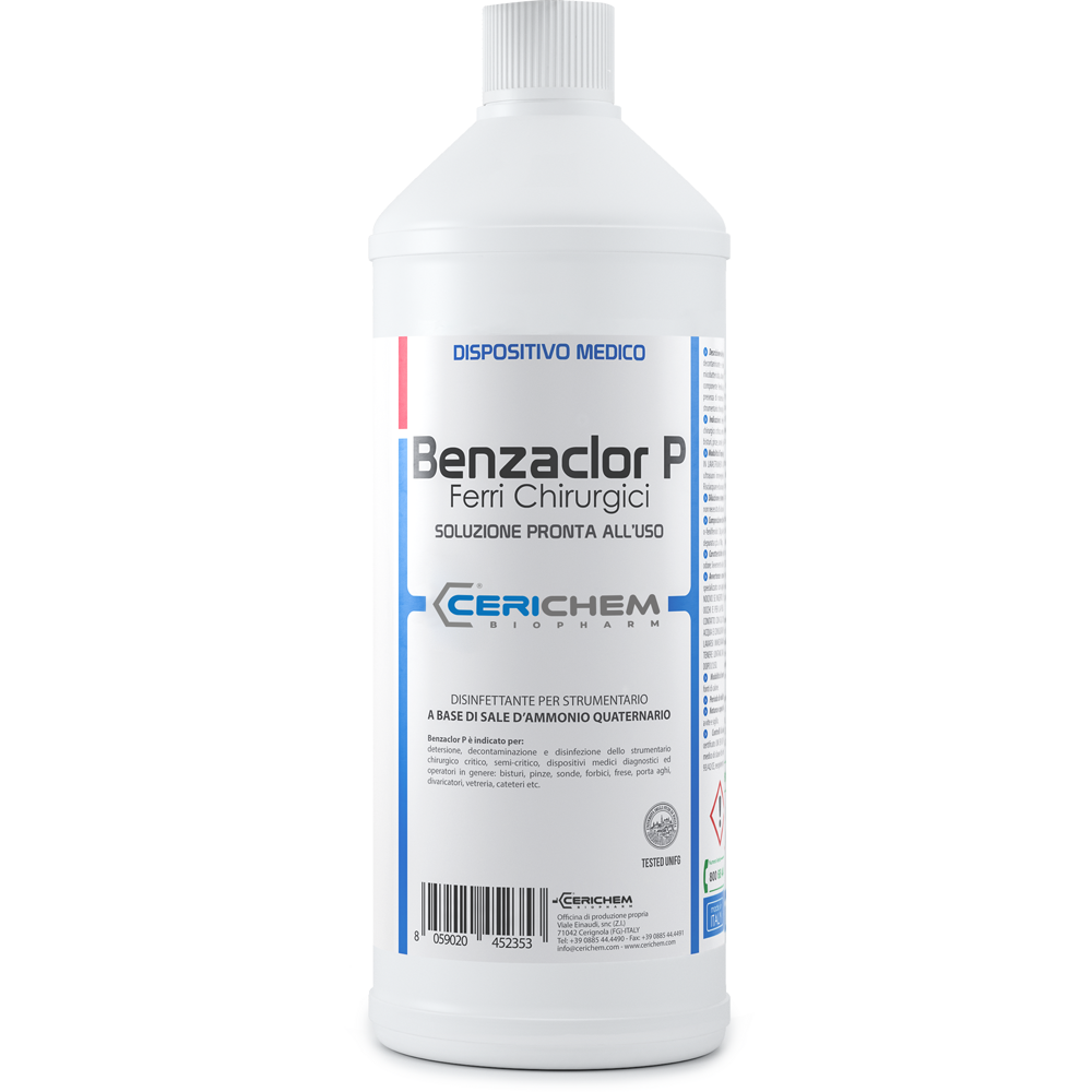 CeriChem Benzaclor P Disinfettante Per Strumentario 1000ml