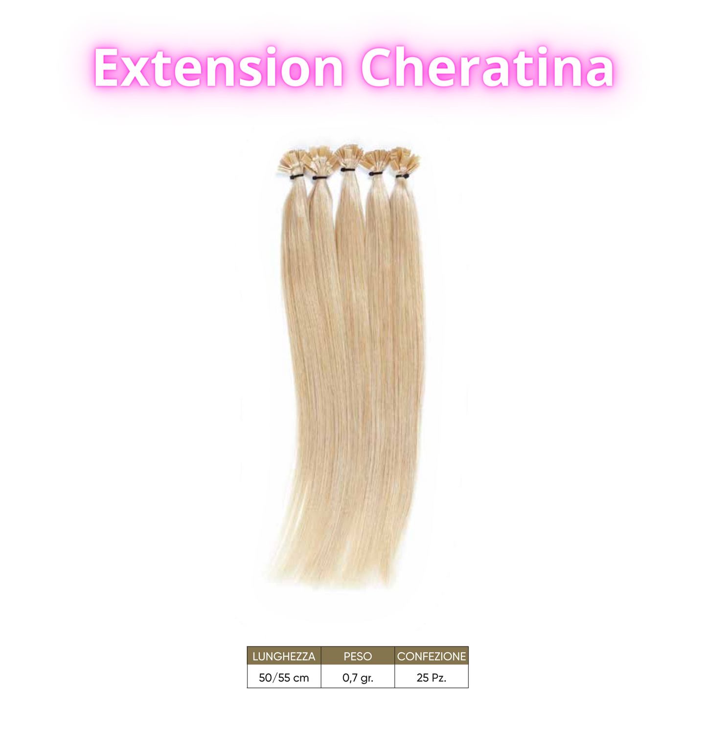 Effective Extension Cheratina 100% Capelli Naturali