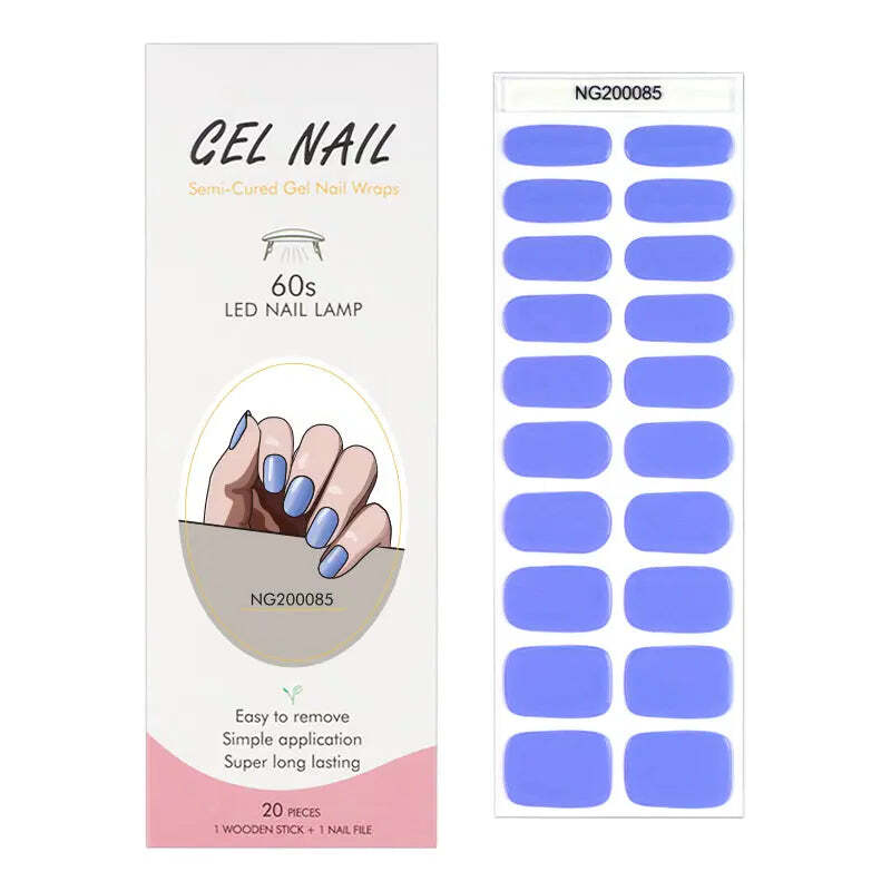 Yifa Gel Nail Unghie Colorate Applicazione Rapida 20pz