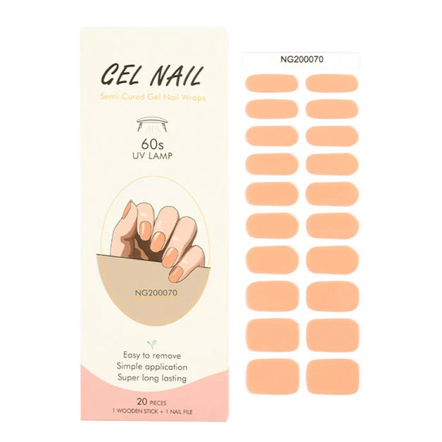 Yifa Gel Nail Unghie Colorate Applicazione Rapida 20pz