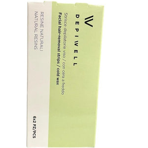 Depiwell Strisce Depilatorie Viso Con Cera a Freddo 6 x 2pz