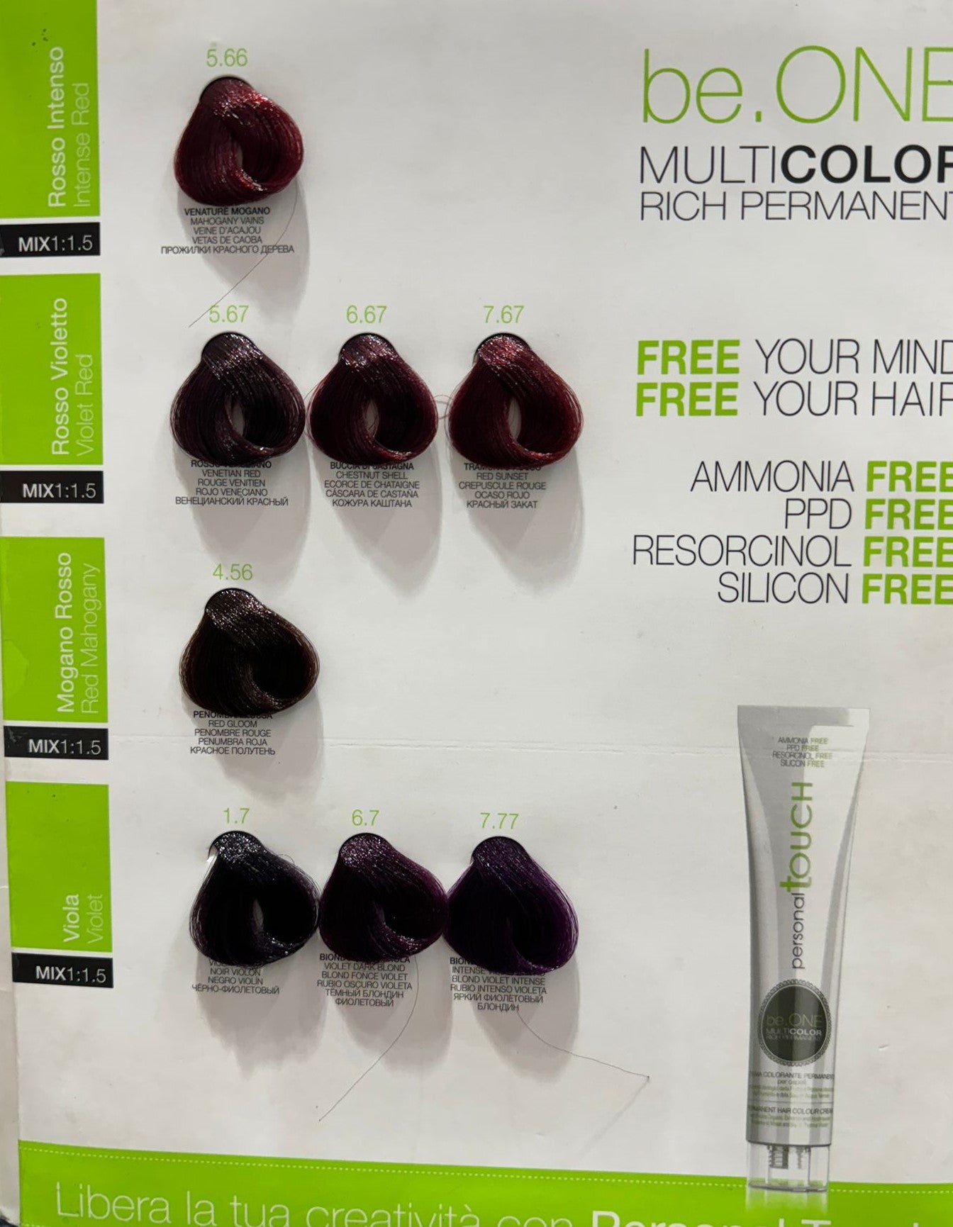 Be ONE Personal Touch Tintura Senza Ammoniaca 100ml