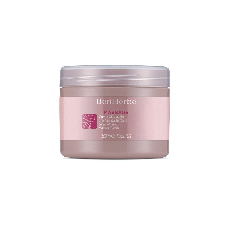 BenHerbe Massage Crema Massaggio Alle Mandorli Dolci 500ml