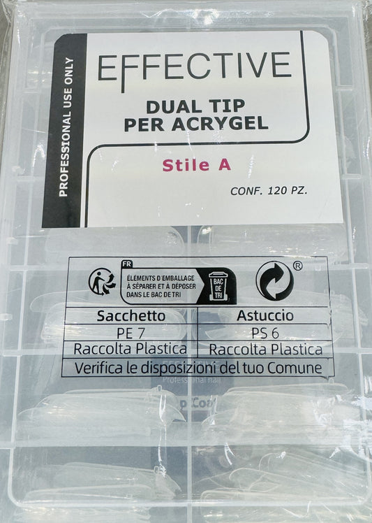 Effective Dual Tip Per Acrygel Stile A Conf. 120pz