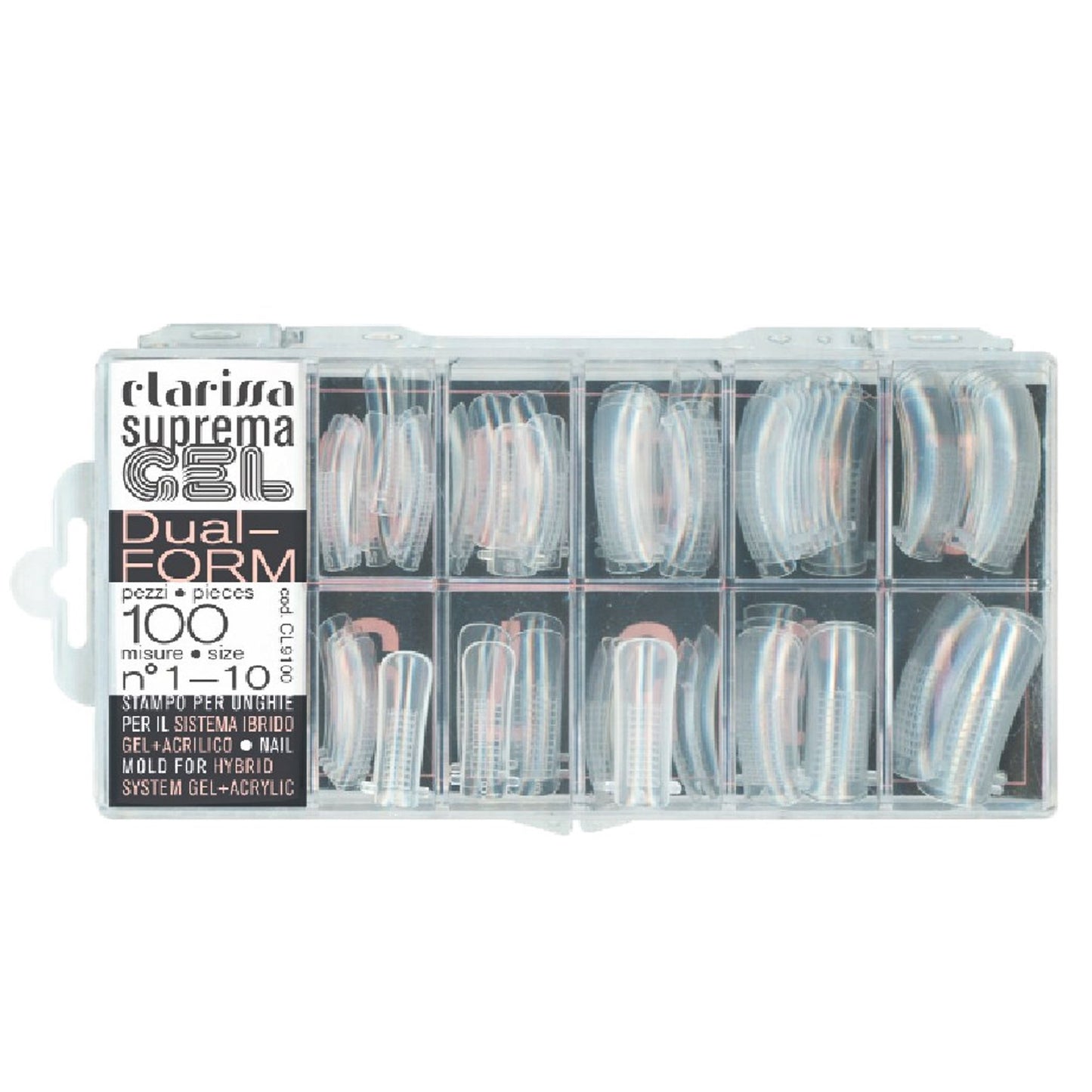 Clarissa Suprema Tips Dual-Form 100pz