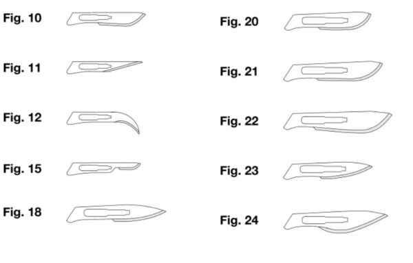 Lame Bisturi Dimensioni Assortite 1pz