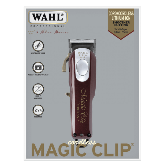 Wahl Smoothing Cutting Magic Clip Cordless Tagliacapelli Professionale