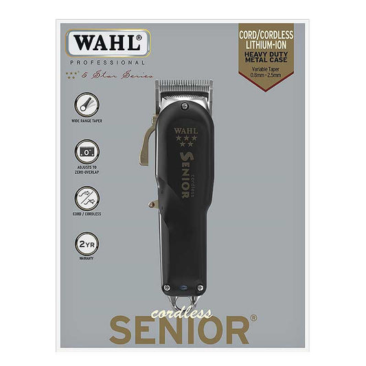 Wahl Heavy Duty Metal Case Senior Cordless Tagliacapelli Professionale
