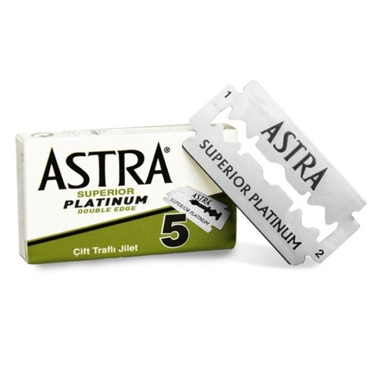 Astra Lame Da Barba Superior Platinum 20 x 5