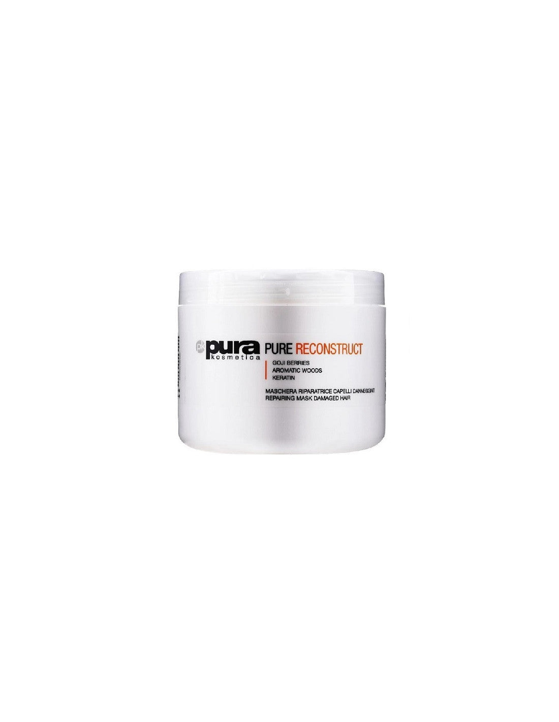 Pura Kosmetica Pure Reconstruct Maschera Riparatrice Capelli Danneggiati 500ml